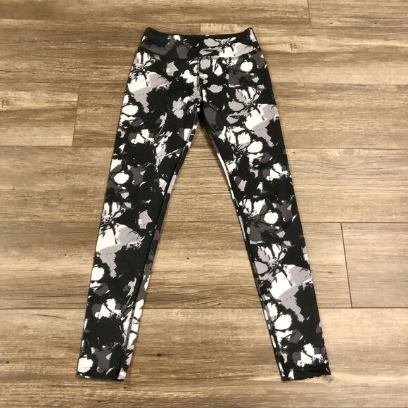 Beyond Yoga Leggings Small Black Gray White Geometric Pattern - Picture 10 of 10